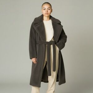 The Gap Women's Dark Gray Belted Coat